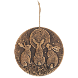 Wall Plaque Moon Shadows by Lisa Parker